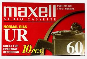 img 2 attached to Maxell UR-60 Аудиокассета – Набор из 10 штук для записи высококачественного звука