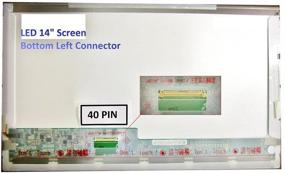 img 3 attached to Блестящая замена Samsung LTN140AT16 201 LTN140AT16 L01