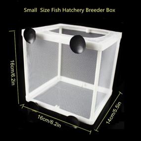 img 1 attached to 🐠 Enhanced Fish Tank Breeder Net: Versatile Plastic Frame Separation Hatchery for Breeding and Isolation in Aquariums