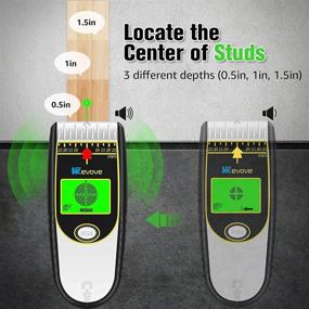 img 1 attached to WEVOVE 6 in 1 Stud Finder Wall Scanner: Locate Studs, Metal, Wire & more!