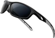 rivbos rb833 sunglasses: polarized uv protection for men and women - ideal for sports, fishing, driving, and cycling логотип