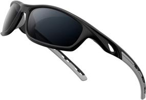 img 4 attached to RIVBOS RB833 Sunglasses: Polarized UV Protection for Men and Women - Ideal for Sports, Fishing, Driving, and Cycling