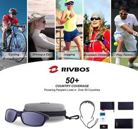 img 3 attached to RIVBOS RB833 Sunglasses: Polarized UV Protection for Men and Women - Ideal for Sports, Fishing, Driving, and Cycling