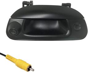 img 3 attached to Мастер Tailgaters Замена для Ford F150 F250 F350 F450 F550 (1997-2007) Рукоятка задней двери с камерой заднего хода (затычка от отверстия для ключа)