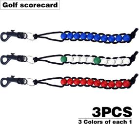 img 3 attached to 🏌️ Enhance Golf Performance with BronaGrand 3 Pcs Golf Beads Stroke Score Counter and Clip