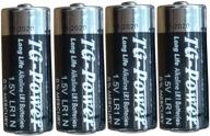 high-performance 4-pack of e90 lr1 n size mn9100 1.5v alkaline batteries logo