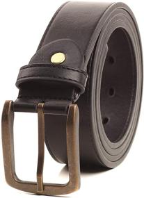 img 4 attached to Tall Belts Black Waist Inch Men's Accessories and Belts