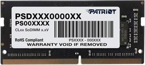 img 4 attached to Patriot Memory Signature Line DDR4 8GB 2133MHz SODIMM Memory Module: A Reliable Upgrade for Enhanced Performance - PSD48G213381S