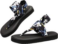 🩴 comfortable and stylish hetios women's non-slip flip flops - perfect for yoga and everyday wear logo