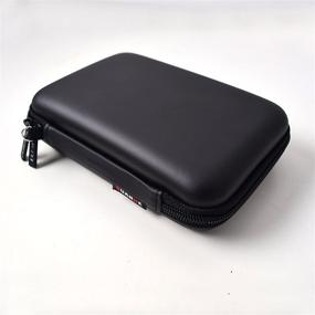 img 4 attached to 📽️ Портативный мини-проектор сумка для переноски - прочный чехол для идеальной мобильной защиты, идеальный для офиса и в пути, утолщенная жесткая оболочка для оптимальной защиты