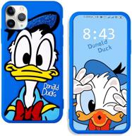 mme cartoon case for iphone 6 plus / 6s plus / 7 plus / 8 plus - donald duck cute 3d character animal soft silicone rubber shockproof case cover for girls kids (7 plus / 8 plus logo