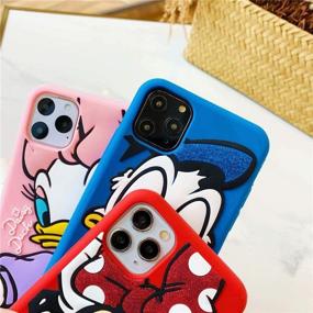 img 3 attached to MME Cartoon Case For IPhone 6 Plus / 6S Plus / 7 Plus / 8 Plus - Donald Duck Cute 3D Character Animal Soft Silicone Rubber Shockproof Case Cover For Girls Kids (7 Plus / 8 Plus