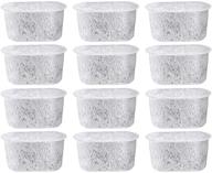 enhance your brewing experience with pure green 12-pack - premium charcoal water filters for cuisinart coffee makers logo