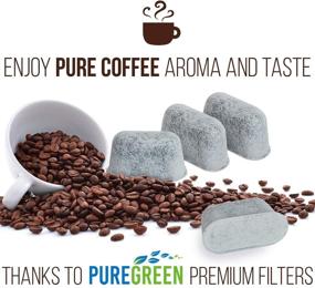 img 3 attached to Enhance Your Brewing Experience with PURE GREEN 12-Pack - Premium Charcoal Water Filters for Cuisinart Coffee Makers