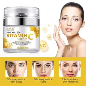 img 2 attached to 💫 Intense Night Cream with Vitamin C, Retinol Wrinkle Cream for Face - Anti Aging Moisturizer to Reduce Wrinkles, Fine Lines & Dark Circles - 1.7FL.OZ