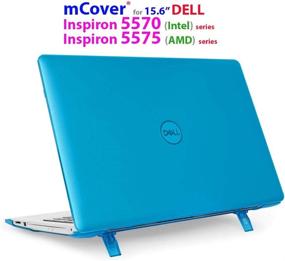 img 3 attached to 🔒 mCover Hard Shell Case for Dell Inspiron 15 5570/5575 Laptop (15.6" Intel/AMD) Aqua - NOT Compatible with Other Dell Inspiron 5000 Series Models