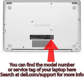 img 1 attached to 🔒 mCover Hard Shell Case for Dell Inspiron 15 5570/5575 Laptop (15.6" Intel/AMD) Aqua - NOT Compatible with Other Dell Inspiron 5000 Series Models