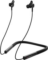 prosonic n10 wireless neckband headphones: crystal clear sound, waterproof, 12 hours playtime - black logo