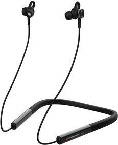 img 4 attached to Prosonic N10 Wireless Neckband Headphones: Crystal Clear Sound, Waterproof, 12 Hours Playtime - Black