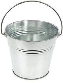 img 2 attached to Homeford FCF041959SIL Metal Buckets Silver