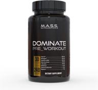 💪 m.a.s.s. nutraceuticals stim-free pre-workout supplement – nitric oxide booster, performance enhancer – caffeine and creatine free – vasodilator, vascularity, pump logo