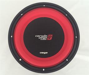 img 3 attached to 🔴 Cerwin Vega V102D 800W 2-ома/400W RMS Максимальная мощность 10-дюймовый сабвуфер с двойной катушкой голосового катушки, красный.