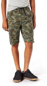 img 3 attached to 🩳 Levi Strauss &amp; Co. Gold Label Boys' Easy Pull-on Flat Front Shorts - Enhanced for SEO