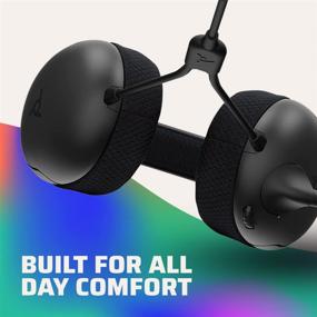 img 1 attached to 🎧 PDP Gaming LVL40 Stereo Headset with Mic - Xbox One and Series X|S Compatible - PC, iPad, Mac, Laptop Support - Noise Cancelling Microphone, Lightweight Design, Comfortable On-Ear Headphones - 3.5mm Jack - Black