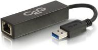 🔌 c2g usb adapter 3.0 - black gigabit ethernet network adapter by cables to go 39700 logo