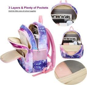 img 3 attached to Unicorn Rainbow Backpacks for Preschool, Kindergarten, and Elementary School Children