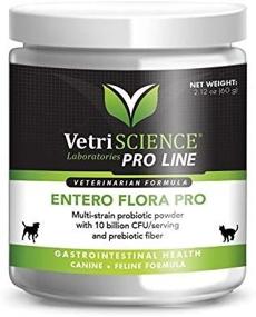 img 2 attached to VetriScience Entero Flora Pro Powder: Powerful Multi-Strain 🐾 Probiotic Supplement for Cats and Dogs - 60 Grams