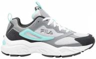 fila recollector grey black blue men's shoes for fashion sneakers logo