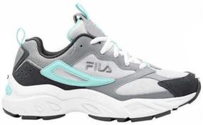 img 4 attached to Fila Recollector Grey Black Blue Men's Shoes for Fashion Sneakers