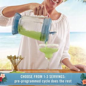 img 3 attached to 🍹 Margaritaville Key West Frozen Concoction Maker with Convenient Pouring Jar and Extra-Large Ice Reservoir