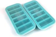 🧊 souper cubes 1/2 cup freezing tray (pack of 2) - freeze pesto, salsa, or sauce with ease logo