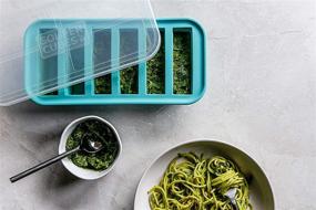 img 2 attached to 🧊 Souper Cubes 1/2 Cup Freezing Tray (Pack of 2) - Freeze Pesto, Salsa, or Sauce with Ease