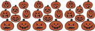 🎃 beistle vintage halloween pumpkin cutouts - 24 piece, multicolor - available in 6.5" to 9.5" sizes logo