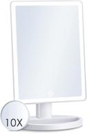 🔆 sokea large lighted makeup mirror: 88 led lights, magnification, 10x magnifying mirror, 3 lighting modes, stepless dimming - perfect gifts for women logo