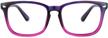 zeelool unisex vintage blocking eyeglasses logo