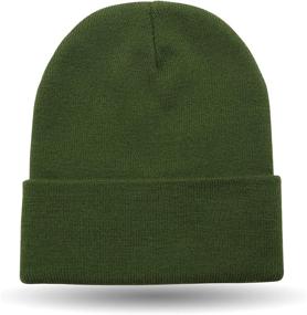 img 3 attached to UIEGAR Beanie Women Cuffed Winter Sports & Fitness