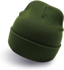 img 4 attached to UIEGAR Beanie Women Cuffed Winter Sports & Fitness