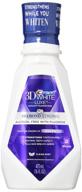🦷 powerful 16 oz pack of 2: crest 3d white luxe diamond strong mouth rinse - clean mint flavor with anticavity fluoride logo