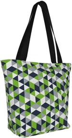 img 3 attached to Geometric Seahawk Handbag Shoulder Shopping