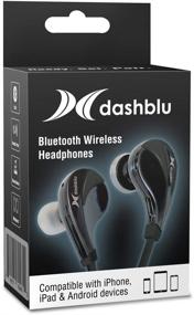 img 1 attached to Беспроводные наушники Dashblu с микрофоном: влагозащищенные и дальностью до 30 футов! Идеально подходят для прослушивания музыки, занятий спортом, звонков на Android, iPhone, iPad и планшетах.