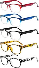 img 4 attached to 👓 Colorful Computer Men's Accessories: SIGVAN Blue Light Blocking Eyeglasses