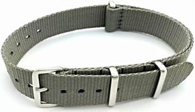 img 1 attached to Style Nylon Fabric Watch Strap Men's Watches in Watch Bands