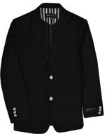 👔 johnnie lene dress blazer jacket - boys' clothing ideal for suits & sport coats logo