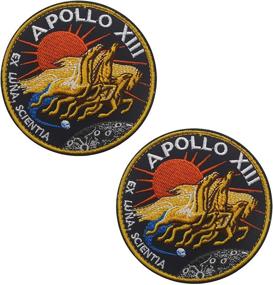 img 3 attached to Explore the NASA Apollo Mission with Authentic Space Embroidered Patches - Apollo 1, 7-17: DIY Costume Applique Set + 60th Anniversary Logo