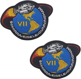 img 2 attached to Explore the NASA Apollo Mission with Authentic Space Embroidered Patches - Apollo 1, 7-17: DIY Costume Applique Set + 60th Anniversary Logo