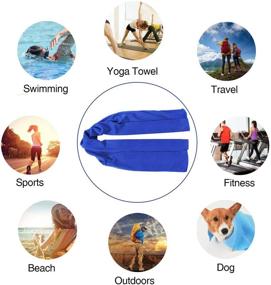 img 1 attached to 🧊 [10 Pack] Cooling Towel (40"x12"), Ice Towel, Soft Breathable Chilly Towel, Microfiber Towel for Yoga, Sport, Running, Gym, Workout, Camping, Fitness, and More Activities - Enhancing SEO-friendly Product Title